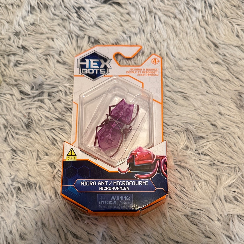 Hex Bots Micro Ant Purple Toy